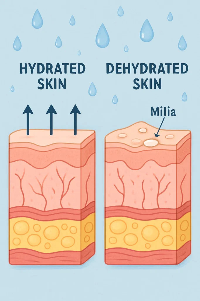 The importance of hydration and milia production Ruislip Common